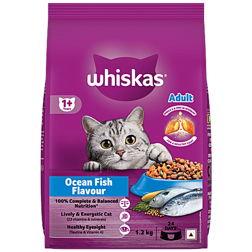 Whiskas Ocean Fish Adult Cat Food 1.2kg